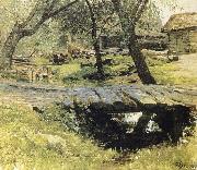 Small Beucke in the village Sawwinskaja Sloboda Isaac Levitan